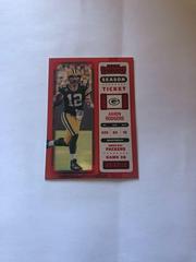 Aaron Rodgers [Red Zone] #40 Football Cards 2022 Panini Contenders Prices