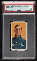Jake Atz Baseball Cards 1909 T206 Sweet Caporal 350 Factory 30 Prices