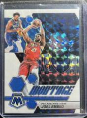 Joel Embiid [White] #4 Basketball Cards 2022 Panini Mosaic Montage Prices