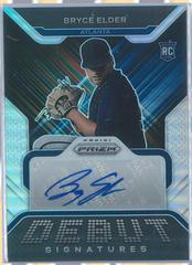 Bryce Elder [Silver Prizm] #DS-BE Baseball Cards 2022 Panini Prizm Debut Signatures Prices
