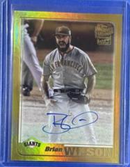 Brian Wilson [Gold] #01FF-BW Baseball Cards 2023 Topps Archives 2001 Fan Favorites Autographs Prices