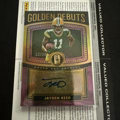 Jayden Reed [Rose Gold] #GD-13 Football Cards 2023 Panini Gold Standard Golden Debuts Autographs Prices