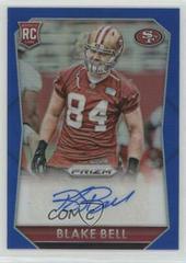 Blake Bell [Blue Prizm] #RS-BB Football Cards 2015 Panini Prizm Rookie Signatures Prices