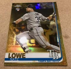 Nate Lowe [Gold Refractor] Baseball Cards 2019 Topps Chrome Update Prices