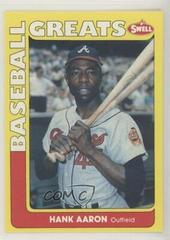 Hank Aaron #102 Baseball Cards 1991 Swell Greats Prices