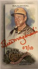 Bill Mazeroski [Red Ink] #MA-BM Baseball Cards 2022 Topps Allen & Ginter Mini Autographs Prices