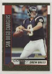 Drew Brees [Gold] #2 Football Cards 2002 Bowman Prices
