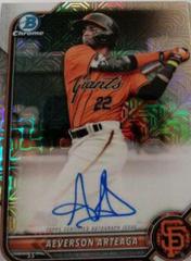 Aeverson Arteaga #BMA-AA Baseball Cards 2022 Bowman Chrome Mega Box Mojo Autographs Prices