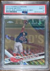 Mookie Betts [Black Jersey Gold Wave] #199 Baseball Cards 2017 Topps Chrome Prices