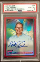 Kurt Rambis [Red Refractor] Basketball Cards 2021 Topps Finest Autographs Prices