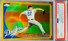 Clayton Kershaw [Gold Refractor] #3 Baseball Cards 2010 Topps Chrome Prices