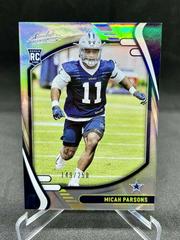 Micah Parsons [Spectrum] Football Cards 2021 Panini Absolute Prices