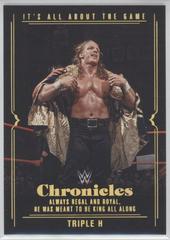 Triple H #HHH-8 Wrestling Cards 2022 Panini Chronicles WWE It's All About the Game Prices