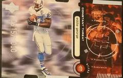 Eddie George [Silver DC] #CT27 Football Cards 1998 Upper Deck Constant Threat Prices