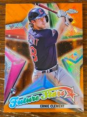 Ernie Clement [Orange] #FS-19 Baseball Cards 2022 Topps Chrome Logofractor Future Stars Prices