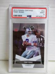 Tony Romo #42 Football Cards 2010 Panini Certified Prices