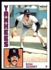Ron Guidry Baseball Cards 1984 Topps Nestle Prices