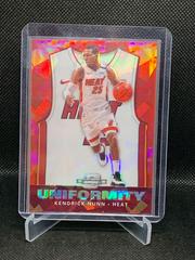 Kendrick Nunn [Red Cracked Ice] #1 Basketball Cards 2019 Panini Contenders Optic Uniformity Prices