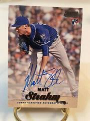 Matt Strahm [Black Foil] #SCA-MSM Baseball Cards 2017 Stadium Club Autographs Prices