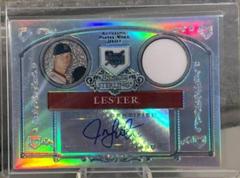 Jon Lester [Autograph Relic Refractor] Baseball Cards 2006 Bowman Sterling Prices