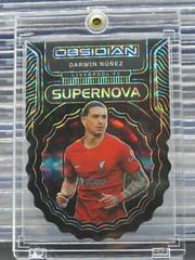 Darwin Nunez [Blue Finite] #10 Soccer Cards 2022 Panini Obsidian Supernova Prices