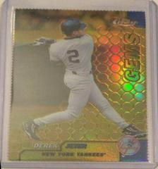 Derek Jeter [Gold Refractor] Baseball Cards 1999 Finest Prices