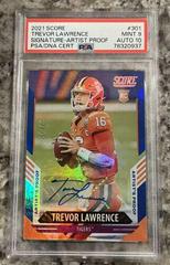 Trevor Lawrence [Signature Artist's Proof] Football Cards 2021 Panini Score Prices