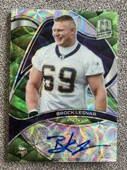 Brock Lesnar [Green] #SIG-BLE Football Cards 2022 Panini Spectra Signatures Prices