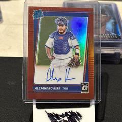 Alejandro Kirk [Red] #RRS-AK Baseball Cards 2021 Panini Donruss Optic Rated Rookie Signatures Prices
