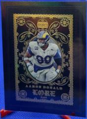 Aaron Donald #L-30 Football Cards 2022 Panini Legacy Lore Prices