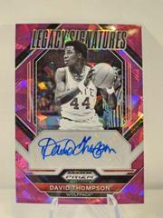 David Thompson [Purple Ice] #LS-DVT Basketball Cards 2023 Panini Prizm Draft Picks Legacy Signatures Prices