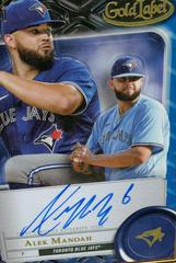 Alek Manoah [Blue] Baseball Cards 2022 Topps Gold Label Framed Autographs Prices