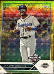 Jackson Chourio [Foilfractor] #PD-40 Baseball Cards 2023 Topps Pro Debut Prices