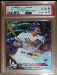 Corey Seager [Blue Wave Refractor] Baseball Cards 2016 Topps Chrome Prices