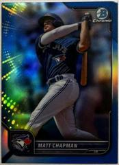 Matt Chapman [Blue] #2 Baseball Cards 2022 Bowman Chrome Prices