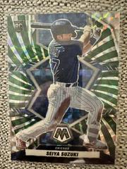 Seiya Suzuki [Green Swirl] #269 Baseball Cards 2022 Panini Mosaic Prices