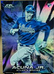 Ronald Acuna Jr. [Blue Chip] Baseball Cards 2018 Topps Fire Prices
