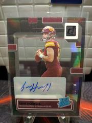 Sam Howell [Autograph Black] Football Cards 2022 Panini Clearly Donruss Prices