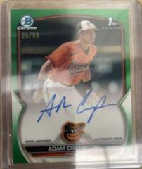 Adam Crampton [Green] #CPA-CAN Baseball Cards 2023 Bowman Chrome Prospect Autographs Prices