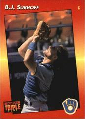 BJ Surhoff #56 Baseball Cards 1992 Panini Donruss Triple Play Prices