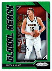 Nikola Jokic [Green] #1 Basketball Cards 2022 Panini Prizm Global Reach Prices