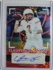 Cameron Rising [Metalized Sparkles Red] #FP-CR1 Football Cards 2022 Leaf Flash Photography Autographs Prices