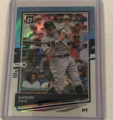 Aaron Judge [Carolina Blue] #130 Baseball Cards 2020 Panini Donruss Optic Prices
