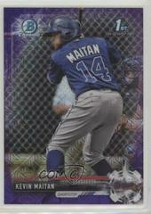 Kevin Maitan [Purple Refractor] #BCP100 Baseball Cards 2017 Bowman Mega Box Chrome Prospects Prices