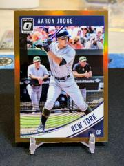Aaron Judge [Batting Stance Bronze] #114 Baseball Cards 2018 Panini Donruss Optic Prices