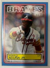 Ronald Acuna Jr. [Blue] #4 Baseball Cards 2022 Topps Throwback Thursday Prices
