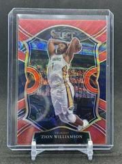 Zion Williamson [Red Wave] #1 Basketball Cards 2020 Panini Select Prices