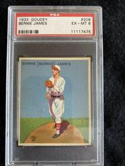 Bernie James Baseball Cards 1933 Goudey Prices