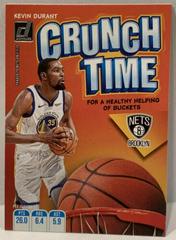Kevin Durant #8 Basketball Cards 2019 Panini Donruss Crunch Time Prices