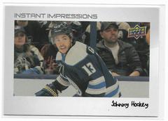 Johnny Gaudreau [Nickname] #PZ-17 Hockey Cards 2022 Upper Deck Instant Impressions Prices